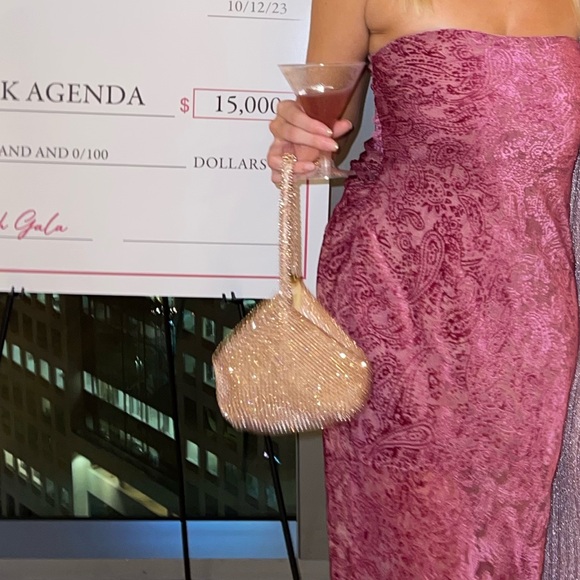 Pink Rhinestone Purse - Picture 5 of 6